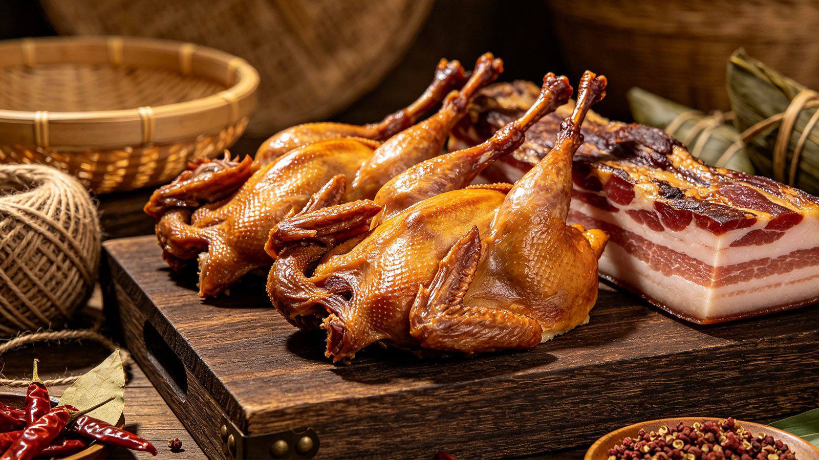 金中祥钟祥风干鸡特色腊味